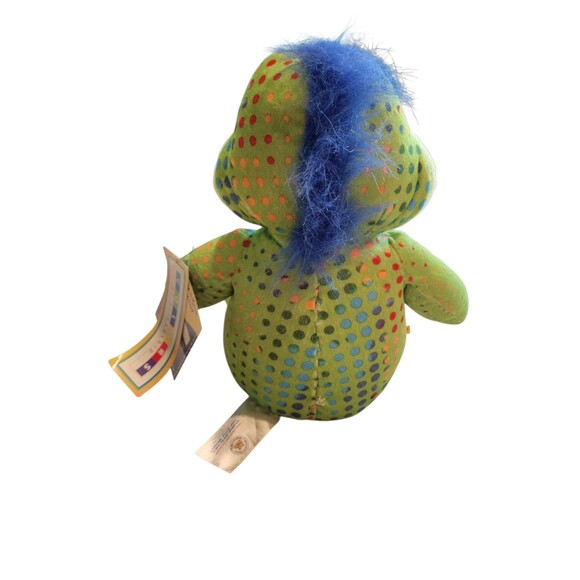 2011 Build-A-Bear Colors Of Friendship Green Rainbow Spots Speckled Friend 15" - Picture 5 of 10